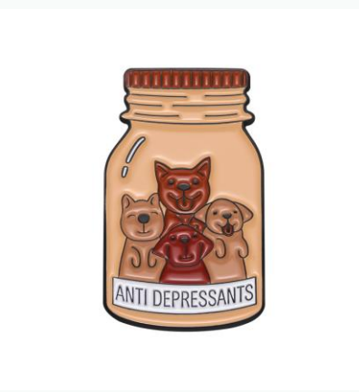 Anti Depressants Enamel Pin