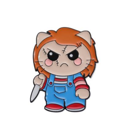 Evil Kitty Enamel Pin