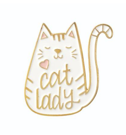 Cat Mom Enamel Pin