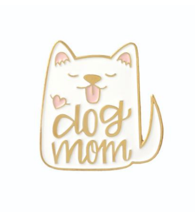 Dog Mom Enamel Pin