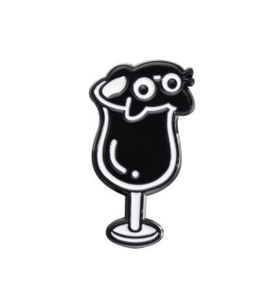 Wine Kitty Enamel Pin